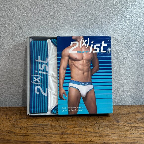 2(X)IST Surf No-Show Brief Men’s Underwear – Rare Sealed Box- Small - Picture 1 of 5